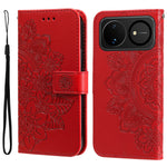 Huawei Nova 16 5G Skal Blommönster PU Läder Plånboksfodral