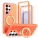 Samsung Galaxy S25 Ultra Magnetiskt Skal Roterande Stativ PC + TPU Fallskyddande Mobilskal