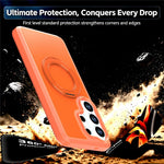 Samsung Galaxy S25 Ultra Magnetiskt Skal Roterande Stativ PC + TPU Fallskyddande Mobilskal