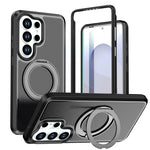 Samsung Galaxy S25 Ultra Magnetiskt Skal Roterande Stativ PC + TPU Fallskyddande Mobilskal