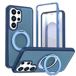 Samsung Galaxy S25 Ultra Magnetiskt Skal Roterande Stativ PC + TPU Fallskyddande Mobilskal