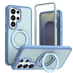 Samsung Galaxy S25 Ultra Magnetiskt Skal Roterande Stativ PC + TPU Fallskyddande Mobilskal
