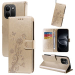 Xiaomi Redmi Note 17 Pro+ 5G Läderfodral Fjärils Blommigt Tryck Plånboksfodral