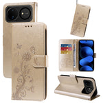 For Huawei nova 16 5G Leather Case Butterfly Floral Imprint Wallet Stand Cover