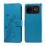 For Huawei nova 16 5G Leather Case Butterfly Floral Imprint Wallet Stand Cover