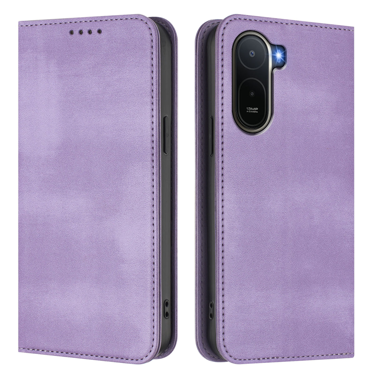 Xiaomi Redmi A7 Pro 4G (171.56mm) / Xiaomi Redmi A7 Pro 5G / Xiaomi Poco C85x 5G / Xiaomi Poco C81 4G Plånboksfodral Retro Textur RFID-blockerande läderfodral