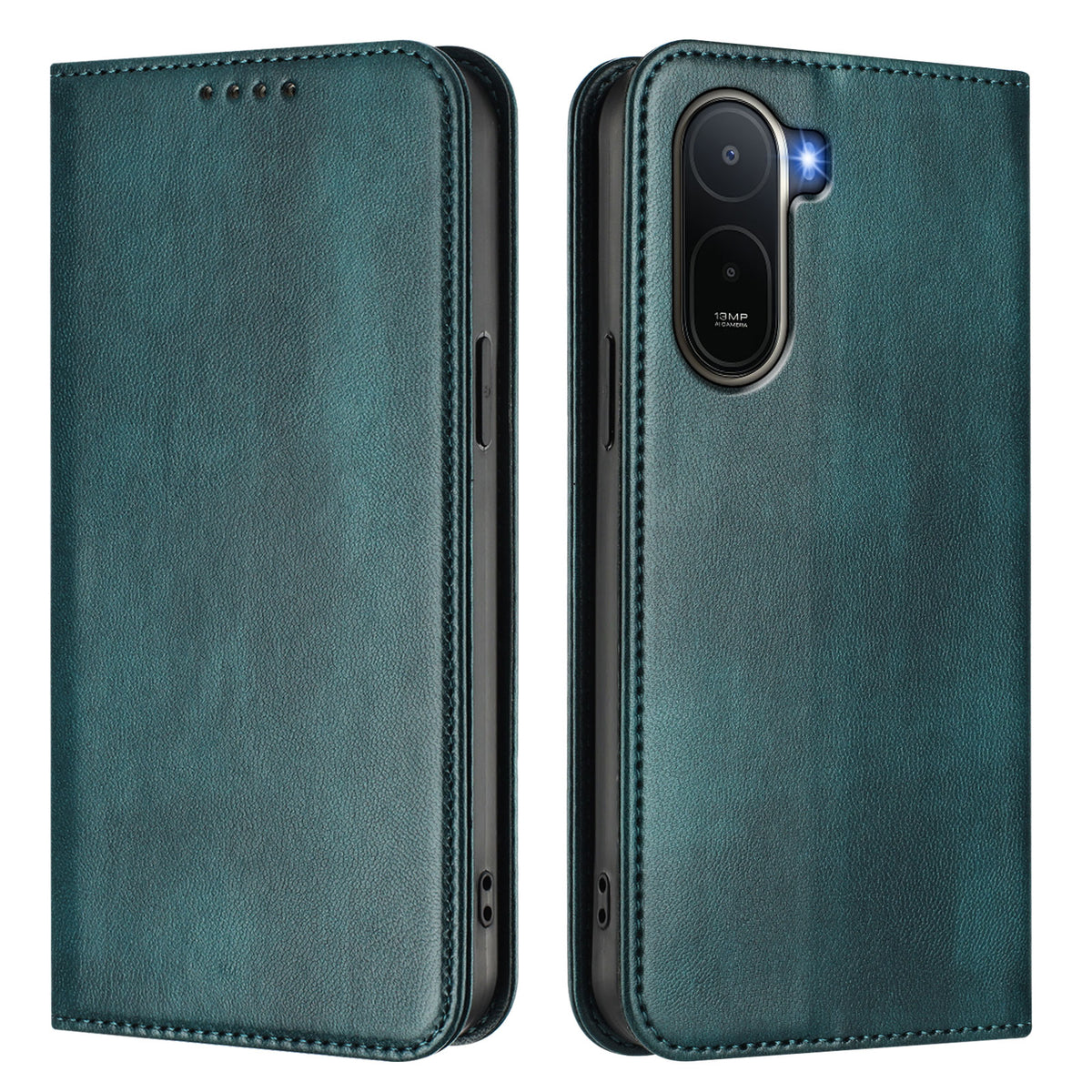 Xiaomi Redmi A7 Pro 4G (171.56mm) / Xiaomi Redmi A7 Pro 5G / Xiaomi Poco C85x 5G / Xiaomi Poco C81 4G Plånboksfodral Retro Textur RFID-blockerande läderfodral
