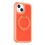 Til iPhone 13 / 14 Magnetisk cover med roterende støttefod PC + TPU Anti-drop Telefoncover
