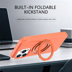 Til iPhone 14 Pro Magnetisk Etui Roterende Støtteben PC + TPU Anti-fald Telefoncover