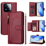 For Xiaomi 17 Max Case Zipper Pocket Multiple Card Slots Leather Phone Cover