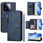 For Xiaomi 17 Max Case Zipper Pocket Multiple Card Slots Leather Phone Cover