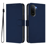 Xiaomi Redmi A7 Pro 4G (171.56mm) / Xiaomi Redmi A7 Pro 5G / Xiaomi Poco C85x 5G / Xiaomi Poco C81 4G-etui, ensfarvet pung-etui i læder med rem