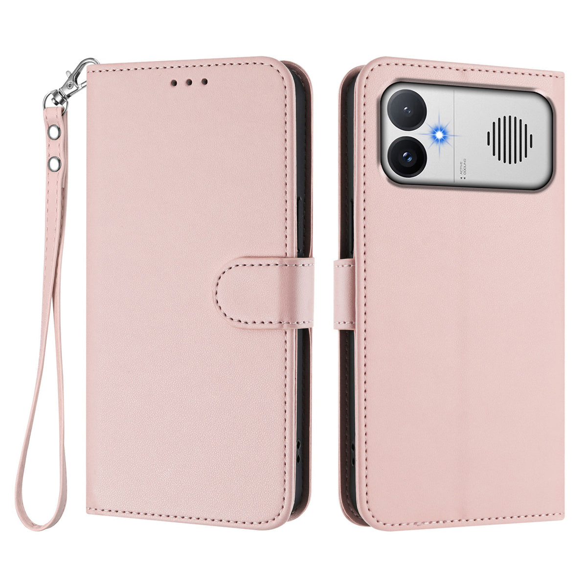 Xiaomi Redmi K90 Max 5G Läderfodral Plånboksfodral med Stativ och Handledsrem
