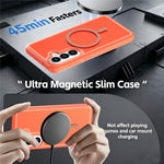 For Samsung Galaxy S26+ Magnetic Case Contrast Color PC + TPU Shockproof Phone Cover