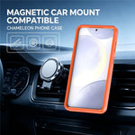 For Samsung Galaxy S26+ Magnetic Case Contrast Color PC + TPU Shockproof Phone Cover