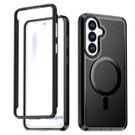 For Samsung Galaxy S26+ Magnetic Case Contrast Color PC + TPU Shockproof Phone Cover