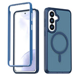 For Samsung Galaxy S26+ Magnetic Case Contrast Color PC + TPU Shockproof Phone Cover