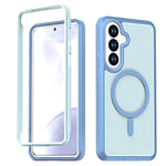 For Samsung Galaxy S26+ Magnetic Case Contrast Color PC + TPU Shockproof Phone Cover