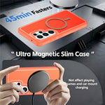 For Samsung Galaxy S25 Ultra Magnetic Case Contrast Color PC + TPU Shockproof Phone Cover