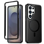 For Samsung Galaxy S25 Ultra Magnetic Case Contrast Color PC + TPU Shockproof Phone Cover