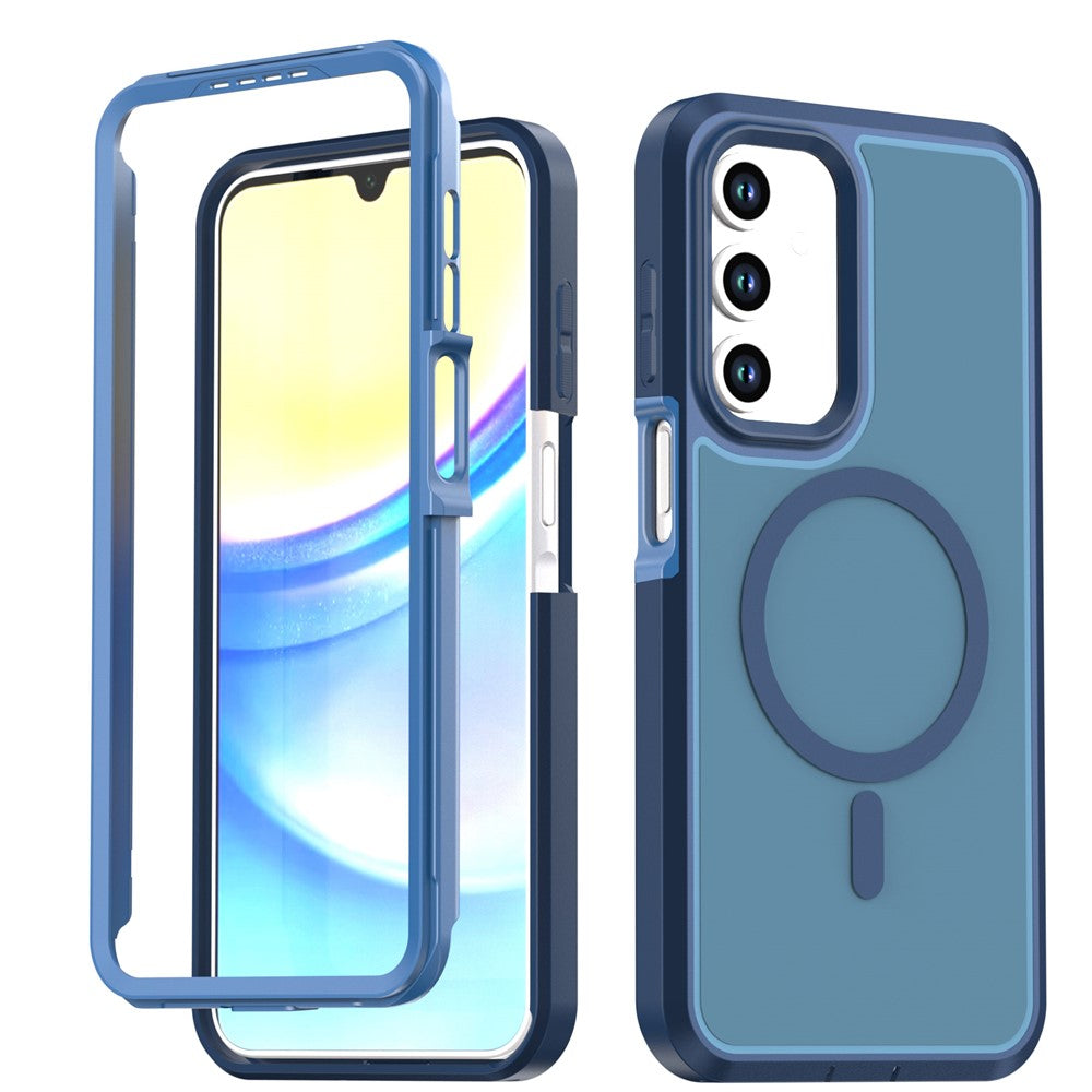 Samsung Galaxy S25 FE / Galaxy S26 FE Magnetiskt skal Kontrastfärgad PC + TPU Stötsäkert mobilskal