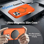 Til iPhone 16 Pro Magnetisk Cover Kontrastfarve PC + TPU Stødsikkert Telefoncover
