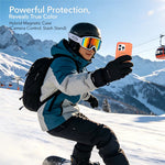 Til iPhone 15 Pro Magnetisk Cover Kontrastfarve PC + TPU Stødsikkert Telefoncover
