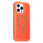 Til iPhone 14 Pro Magnetisk Etui Kontrastfarve PC + TPU Stødabsorberende Telefoncover