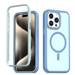 Til iPhone 14 Pro Magnetisk Etui Kontrastfarve PC + TPU Stødabsorberende Telefoncover