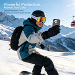 For iPhone 13 Pro Magnetic Case Contrast Color PC + TPU Shockproof Phone Cover
