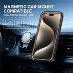 For iPhone 13 Pro Magnetic Case Contrast Color PC + TPU Shockproof Phone Cover