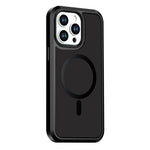 For iPhone 13 Pro Max Magnetic Case Contrast Color PC + TPU Shockproof Phone Cover