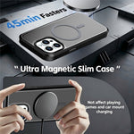 For iPhone 13 Pro Max Magnetic Case Contrast Color PC + TPU Shockproof Phone Cover