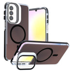 Til Samsung Galaxy A57 5G Magnetisk Cover Kameraramme Støtteben TPU Akryl Stødsikkert Telefoncover