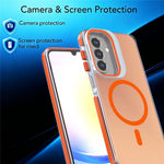 Samsung Galaxy A36 5G / Galaxy A56 5G / Galaxy A37 5G Magnetiskt Skal Kameraram Stöd TPU Akryl Stötsäkert mobilskal