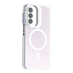 For Samsung Galaxy A27 5G Magnetic Case Camera Frame Kickstand TPU Acrylic Shockproof Phone Cover