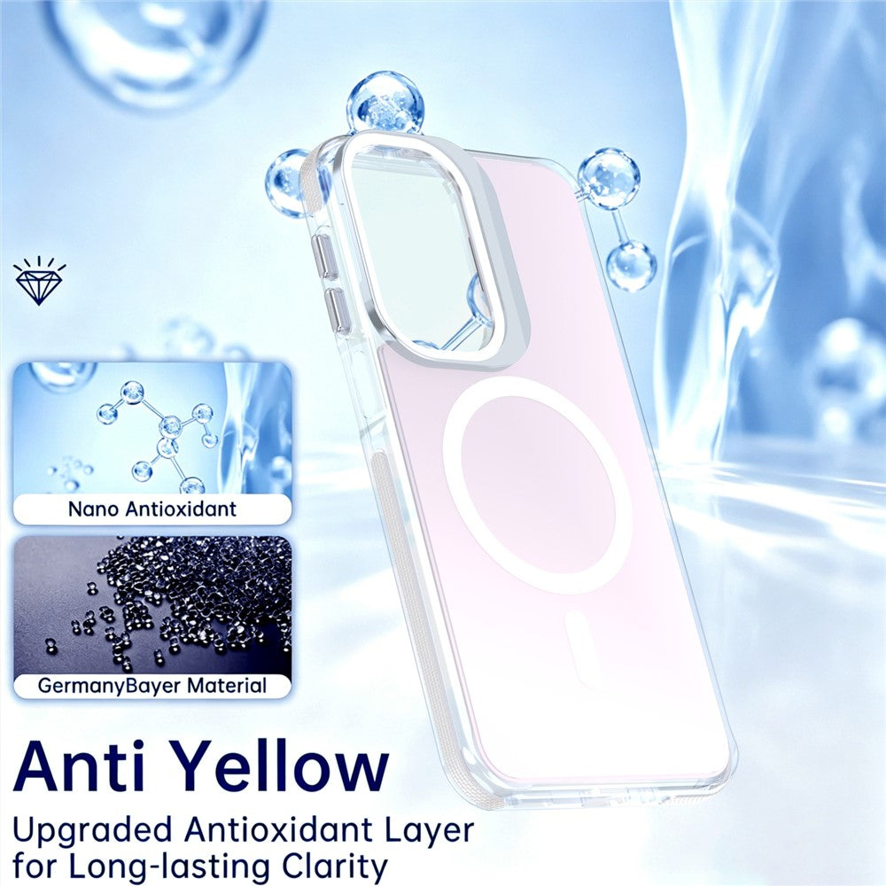 For Samsung Galaxy A27 5G Magnetic Case Camera Frame Kickstand TPU Acrylic Shockproof Phone Cover