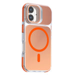 For iPhone 16 Magnetic Case Camera Frame Kickstand TPU Acrylic Shockproof Phone Cover