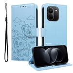 For Xiaomi Redmi Note 17 Pro+ 5G Case RFID Blocking Imprinted Dog Pattern PU Leather Phone Cover with Wrist Strap