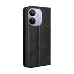 For Xiaomi Redmi Note 17 Pro 5G Leather Case Wallet Stand Retro Texture Phone Cover