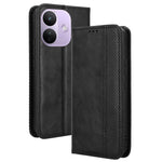 For Xiaomi Redmi Note 17 Pro 5G Leather Case Wallet Stand Retro Texture Phone Cover