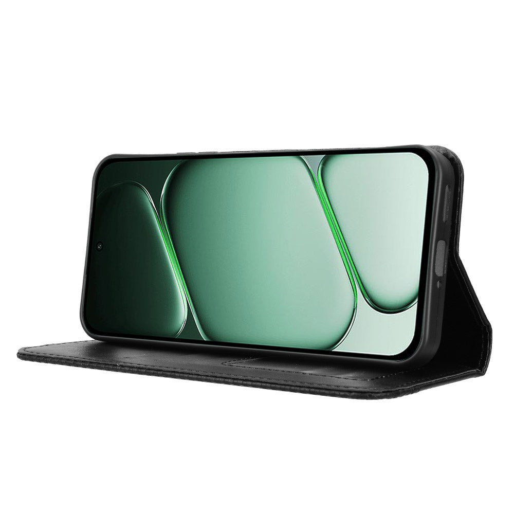For OnePlus N6 4G Leather Case Wallet Stand Retro Texture Phone Cover