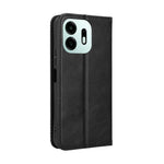 For OnePlus N6 4G Leather Case Wallet Stand Retro Texture Phone Cover