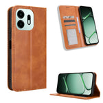 For OnePlus N6 4G Leather Case Wallet Stand Retro Texture Phone Cover