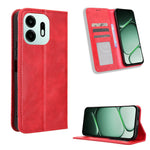 For OnePlus N6 4G Leather Case Wallet Stand Retro Texture Phone Cover