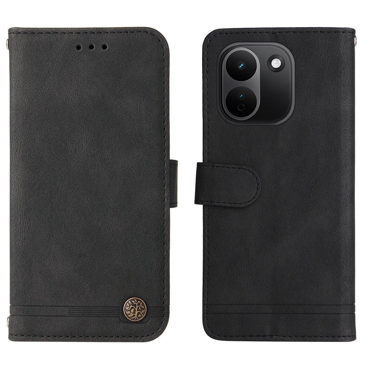 For Xiaomi Redmi Note 17 Pro+ 5G Leather Wallet Cases Skin Touch Phone Cover Stand with Strap