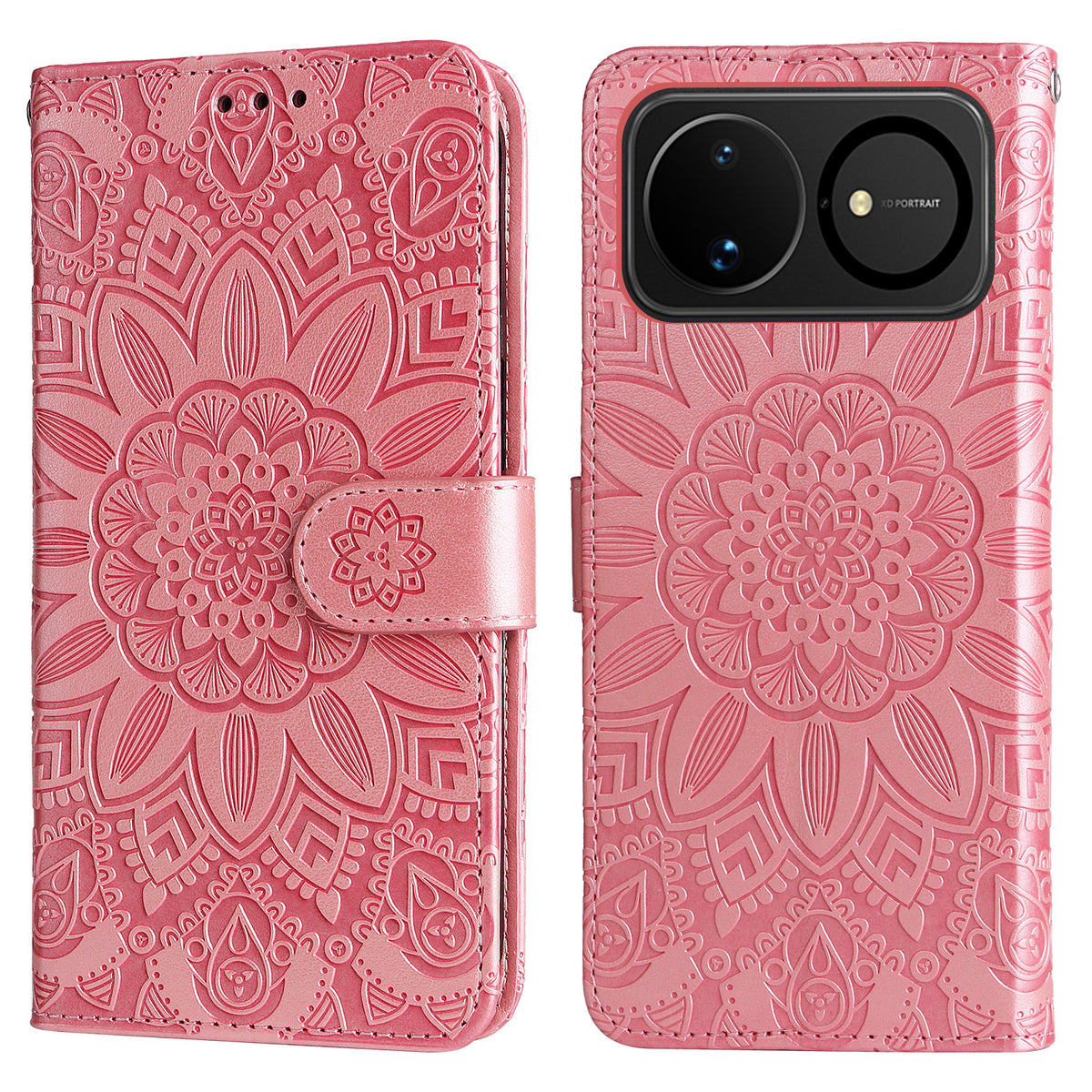 For Huawei nova 16 5G Case Sunflower Imprint Leather Wallet Phone Cover
