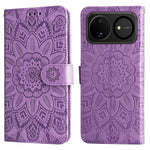 For Huawei nova 16 5G Case Sunflower Imprint Leather Wallet Phone Cover