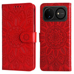 For Huawei nova 16 5G Case Sunflower Imprint Leather Wallet Phone Cover