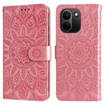 For Xiaomi Redmi Note 17 Pro+ 5G Case Sunflower Imprint Leather Wallet Phone Cover